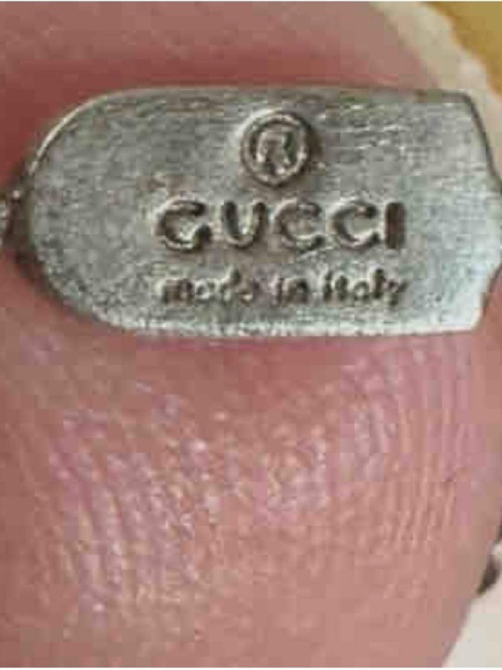 Fashion G G silver Engraved Barrel Pendant Necklace tested at local jeweler SS - Picture 5 of 5